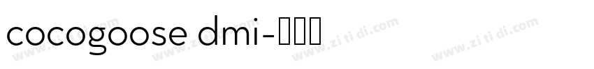cocogoose dmi字体转换